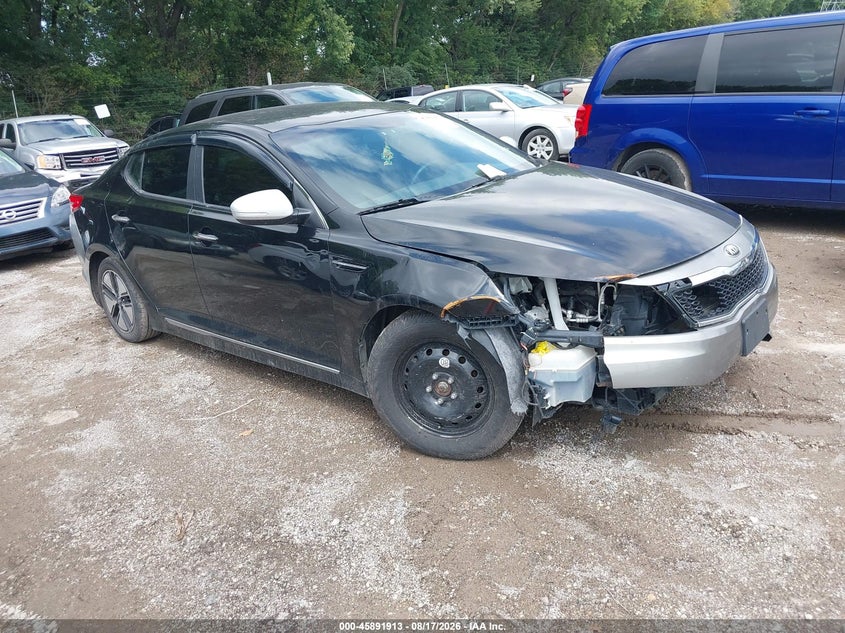 Vin: knagm4ad8c5011618, lot: 46390947, kia optima hybrid ex 20121