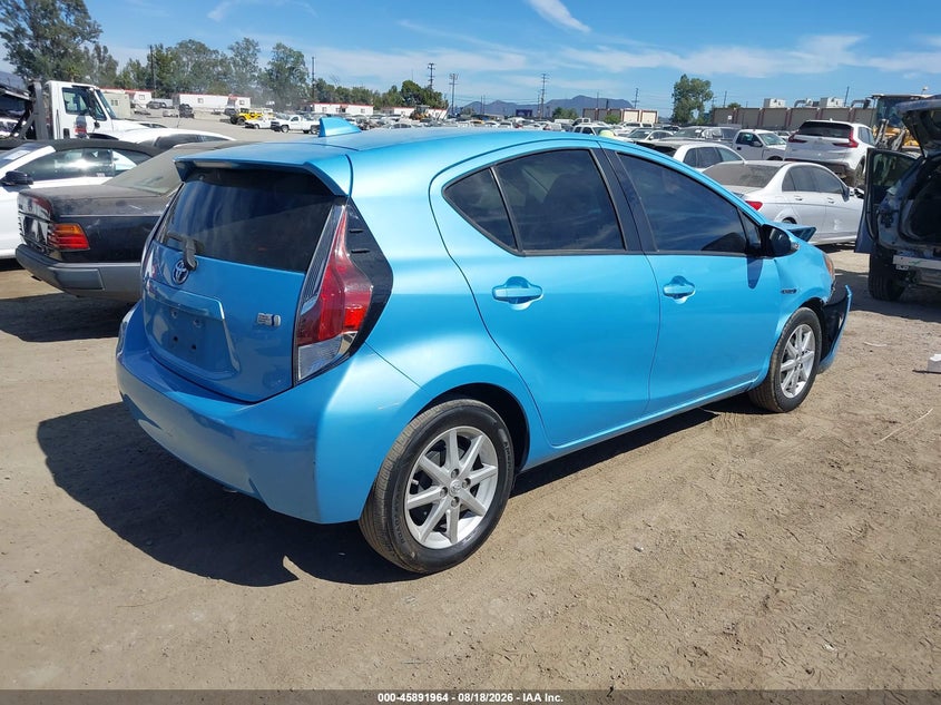 TOYOTA PRIUS C 2015 VIN JTDKDTB32F1109097