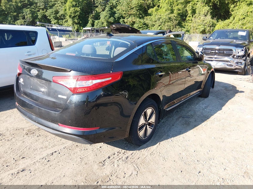 2012 KIA OPTIMA HYBRID auction photo 4