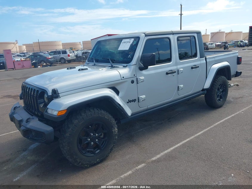 2023 Jeep Gladiator, Flood, IAAI, VIN 1C6HJTAG2PL527812 — photo 2