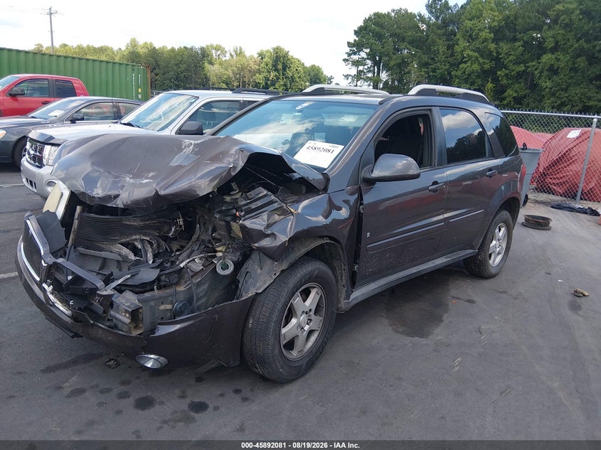 2007 Pontiac Torrent, Front End, IAAI, VIN 2CKDL63F076242213 — photo 2