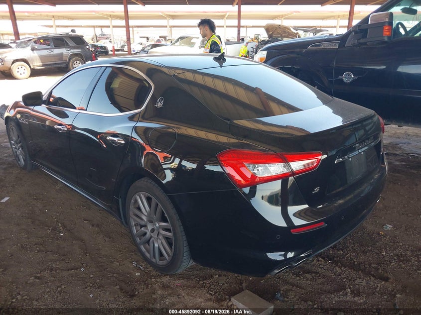 Vin: zam57ysa9j1271006, lot: 46391126, maserati ghibli s 20183