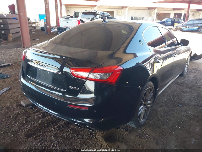Vin: zam57ysa9j1271006, lot: 46391126, maserati ghibli s 20184