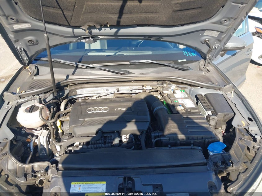 2017 AUDI A3 SEDAN 2.0L I-4 DI, DOHC, VVT, TURBO, 220HP