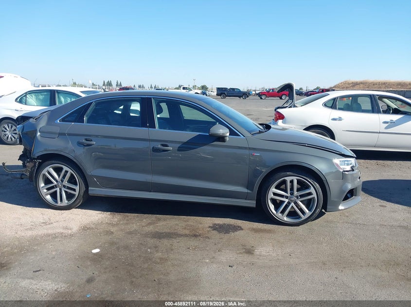 2017 AUDI A3 SEDAN 2.0L I-4 DI, DOHC, VVT, TURBO, 220HP