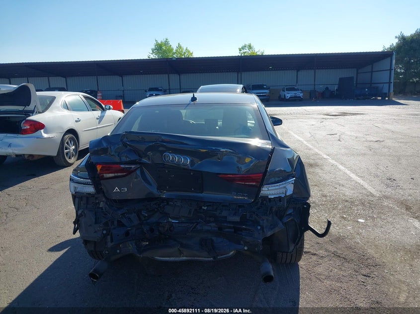 2017 AUDI A3 SEDAN 2.0L I-4 DI, DOHC, VVT, TURBO, 220HP