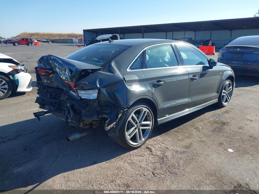 2017 AUDI A3 SEDAN 2.0L I-4 DI, DOHC, VVT, TURBO, 220HP