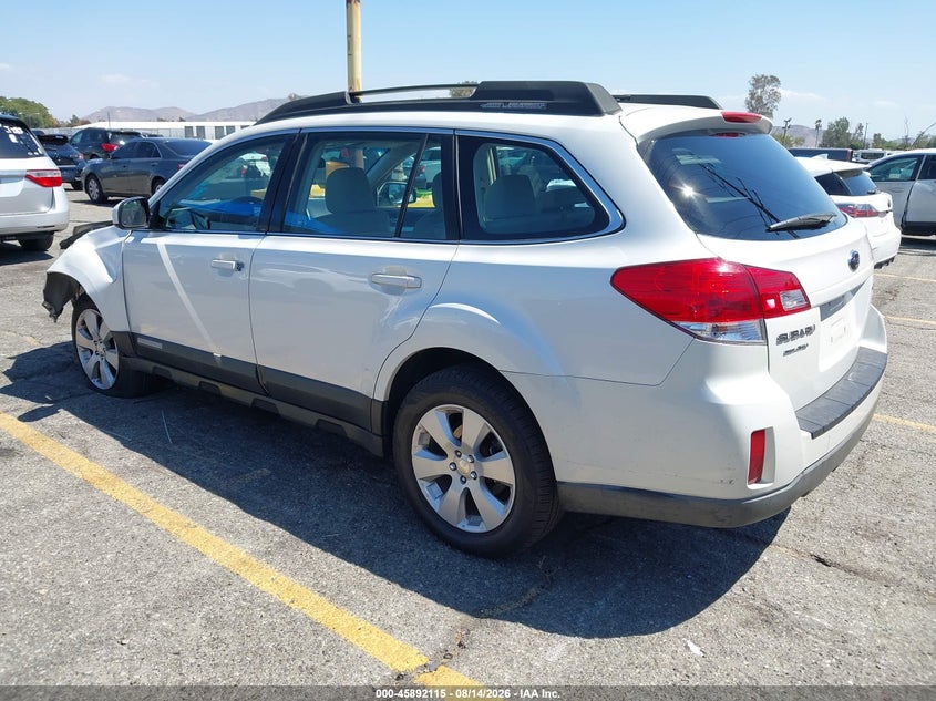 2012 SUBARU OUTBACK auction photo 3