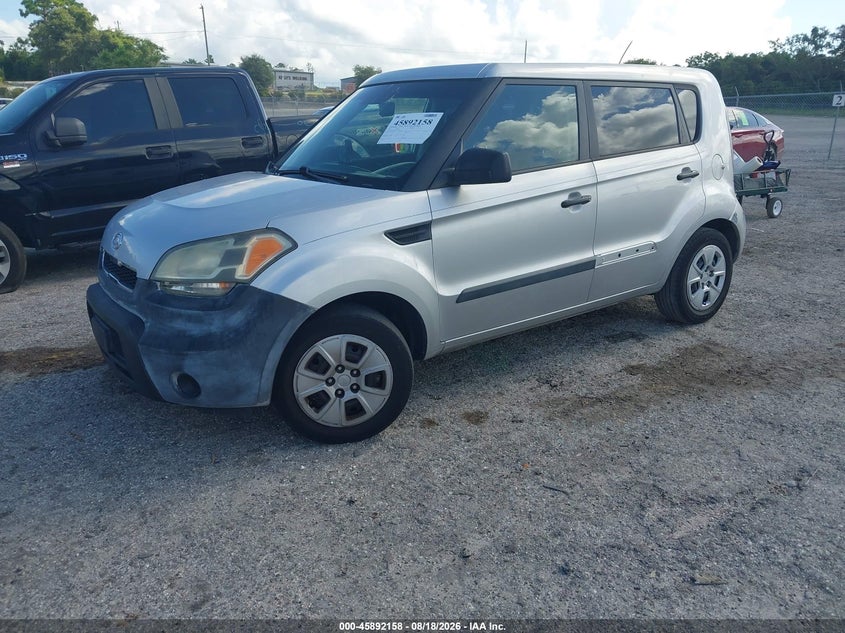 Vin: kndjt2a12b7725348, lot: 46391192, kia soul 20112