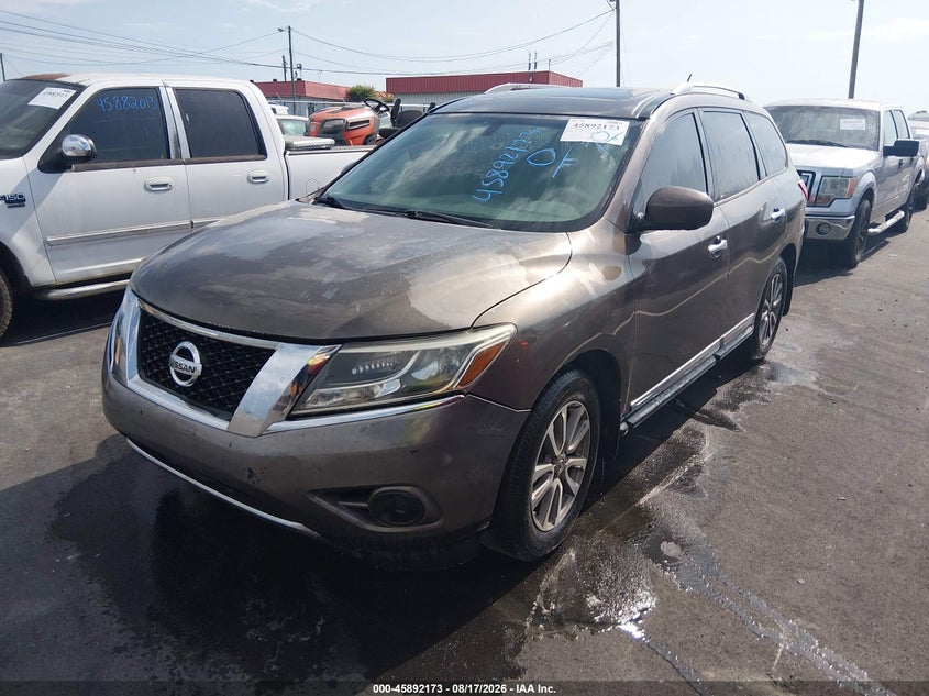 2015 NISSAN PATHFINDER auction photo 2