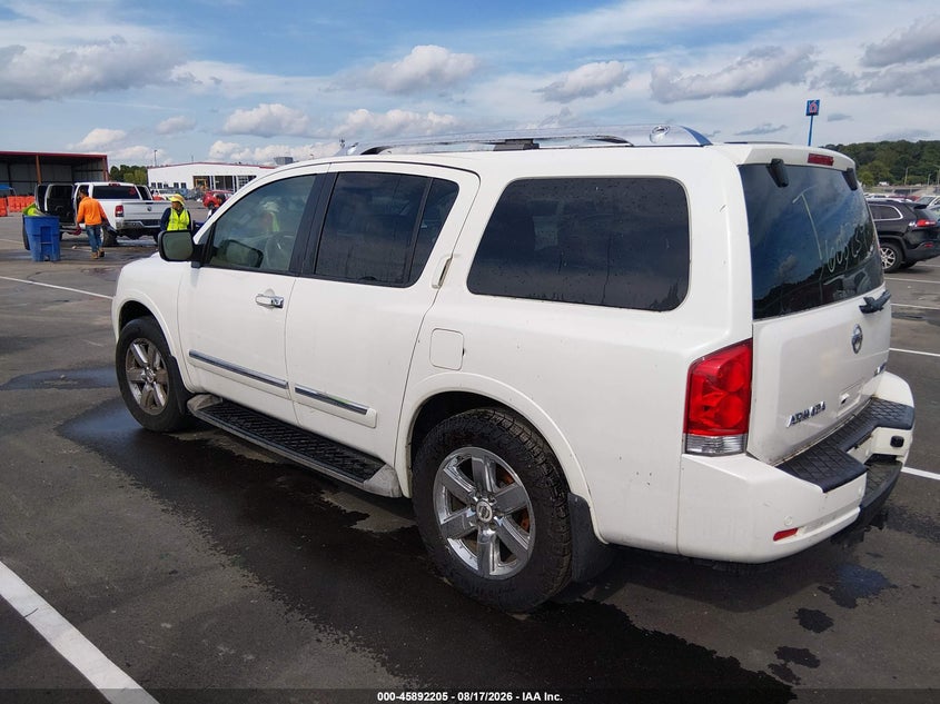 Vin: 5n1aa0ne0en608239, lot: 46391266, nissan armada platinum 20143