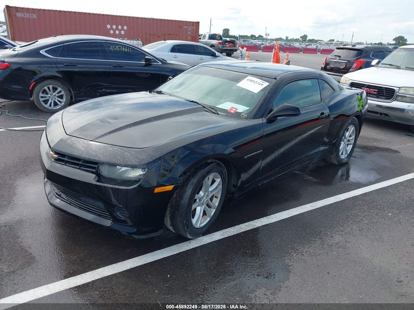 Vin: 2g1fa1e38e9261527, lot: 46391310, chevrolet camaro 2ls 20142