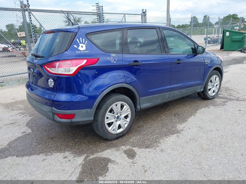 Vin: 1fmcu0f76dua08877, lot: 46391340, ford escape s 20134
