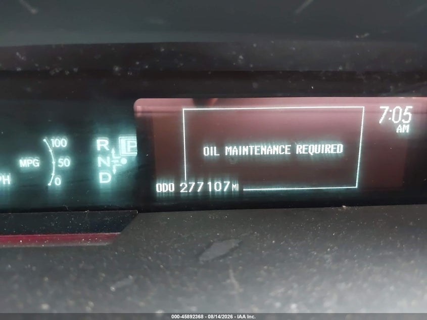 TOYOTA PRIUS 2010 VIN JTDKN3DU6A1006230