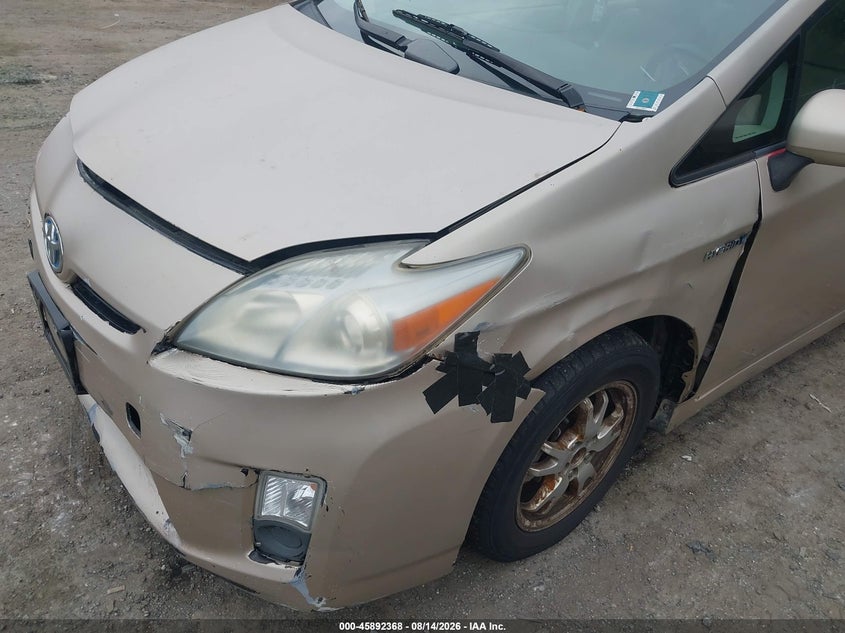 TOYOTA PRIUS 2010 VIN JTDKN3DU6A1006230