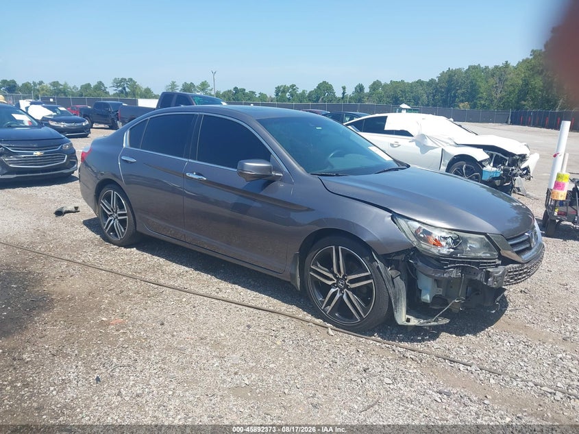 2013 Honda Accord Ex-L V-6, Перёд, IAAI, VIN 1HGCR3F86DA006016