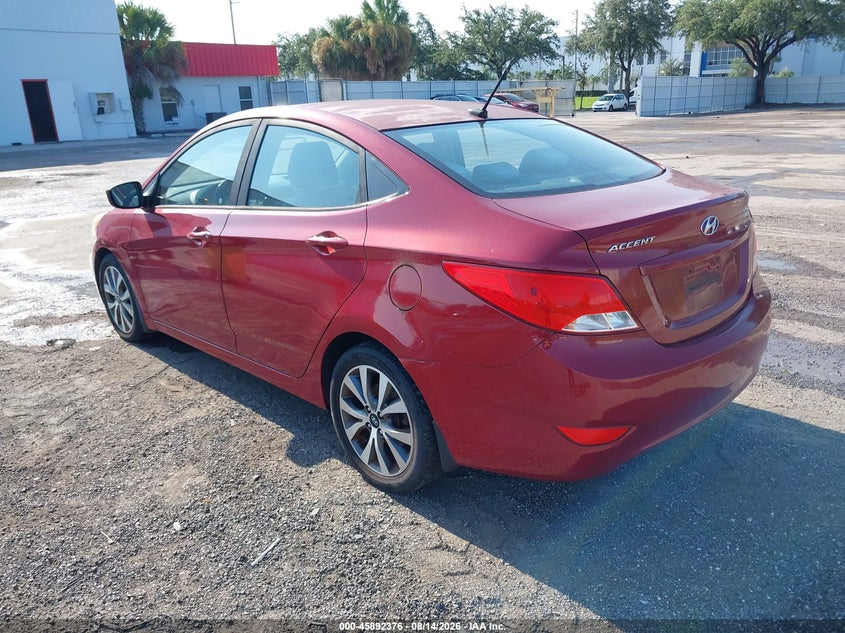 2017 HYUNDAI ACCENT SEDAN 1.6L I-4 DI, DOHC, VVT, 137HP