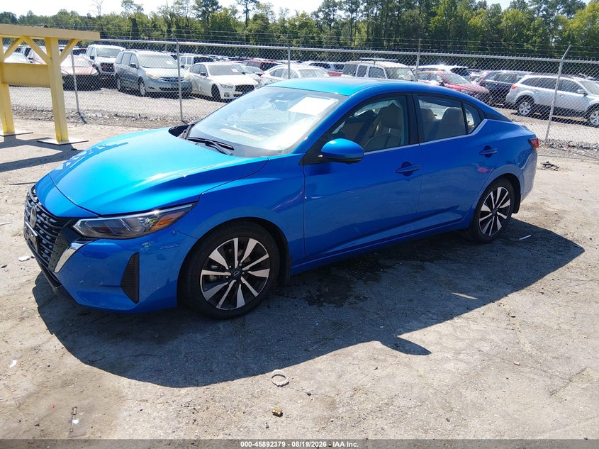 Vin: 3n1ab8cv6ry323589, lot: 46391440, nissan sentra sv xtronic cvt 20242