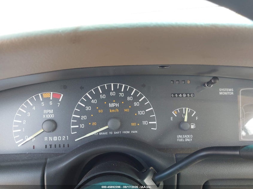 1998 PONTIAC BONNEVILLE auction photo 7