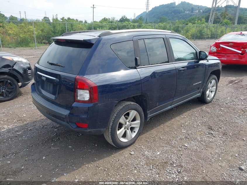 Vin: 1c4njdbbxed510736, lot: 46391461, jeep compass sport 20144