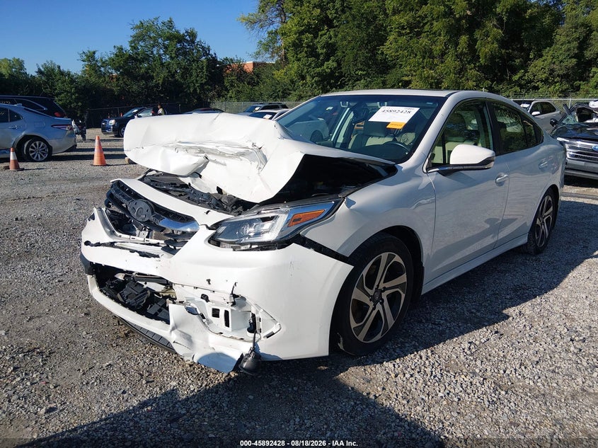 2021 Subaru Legacy, Front End, IAAI, VIN 4S3BWGN65M3009763 — photo 2