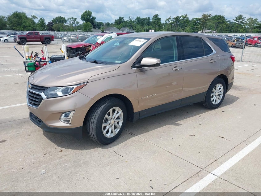 2018 Chevrolet Equinox, Front End, IAAI, VIN 2GNAXJEVXJ6323000 — photo 2