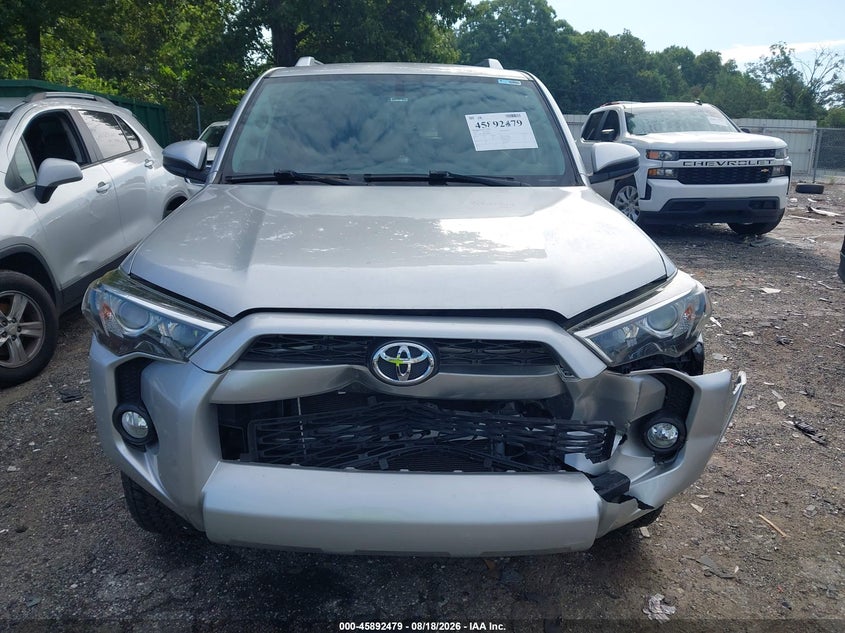 TOYOTA 4RUNNER 2017 VIN JTEBU5JR9H5463787