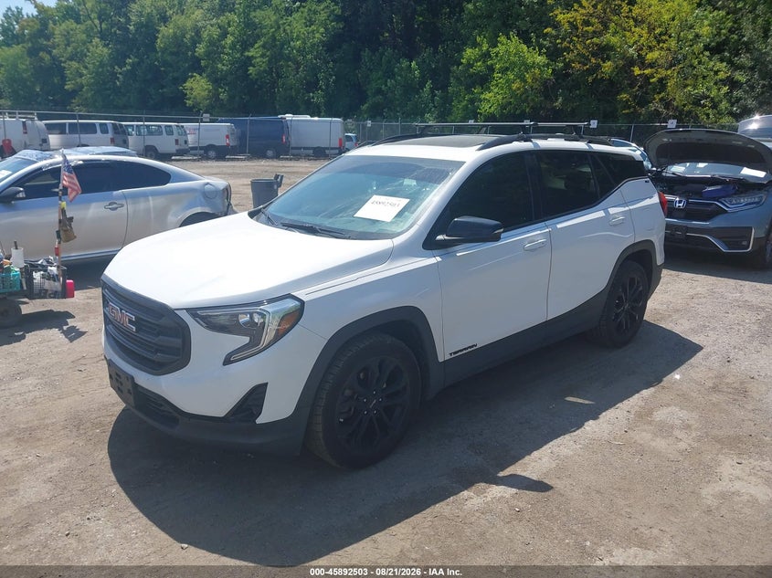2019 GMC Terrain, Rear, IAAI, VIN 3GKALVEX7KL130074 — photo 2