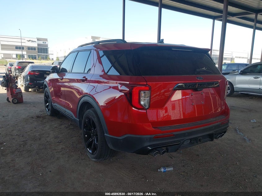 Vin: 1fm5k8gc3nga44485, lot: 46391591, ford explorer st 20223