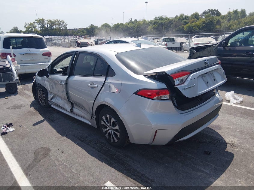 Vin: jtdeamde5nj040771, lot: 46391600, toyota corolla hybrid le 20223