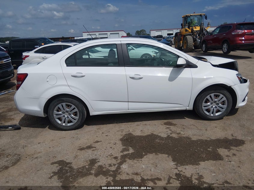 CHEVROLET SONIC 2017 VIN 1G1JB5SH6H4178345