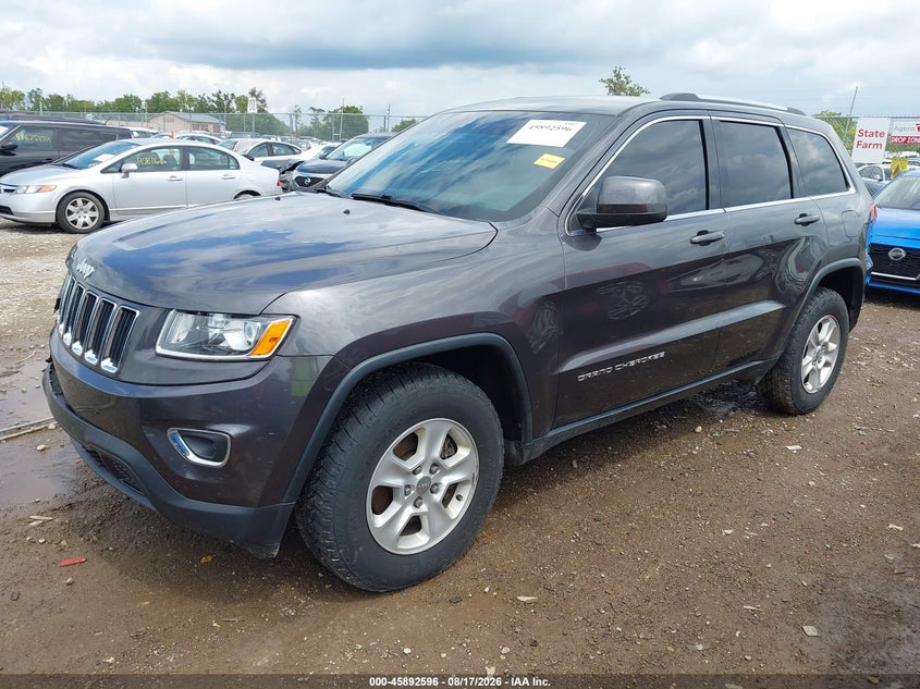 2015 Jeep Grand Cherokee, Удар спереду, IAAI, VIN 1C4RJFAG8FC168219 — фото 2