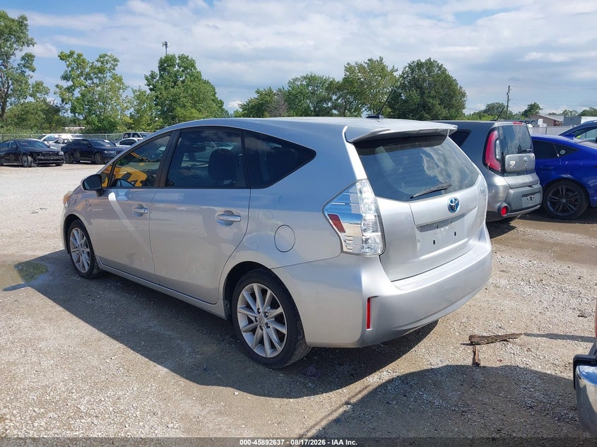 TOYOTA PRIUS V 2012 VIN JTDZN3EU3C3137877