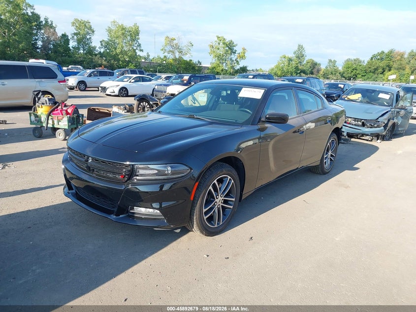 2019 Dodge Charger, Правый зад, IAAI, VIN 2C3CDXJG0KH678966 — фото 2