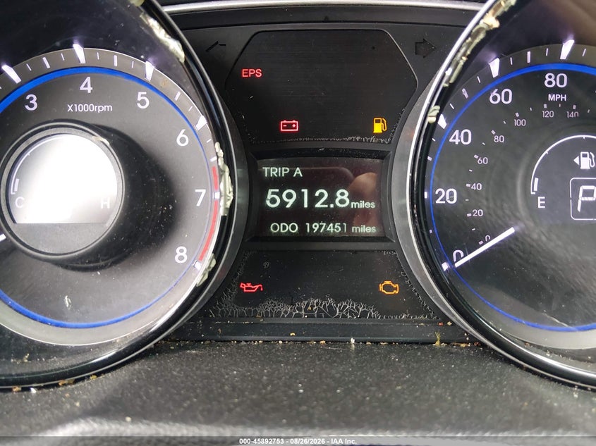 2013 HYUNDAI SONATA auction photo 7