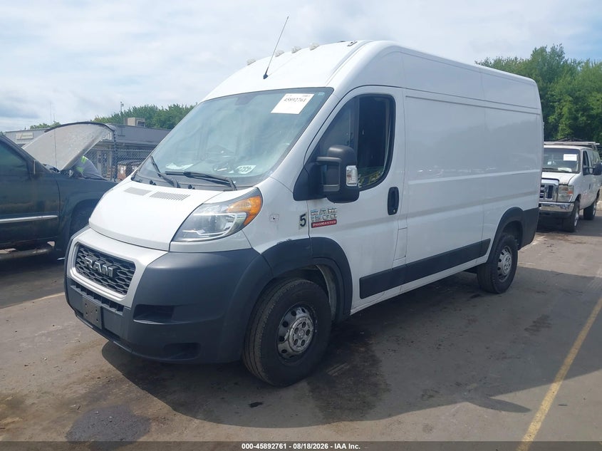 2019 RAM ProMaster City, Обычный износ, IAAI, VIN 3C6TRVBG8KE501231 — фото 2