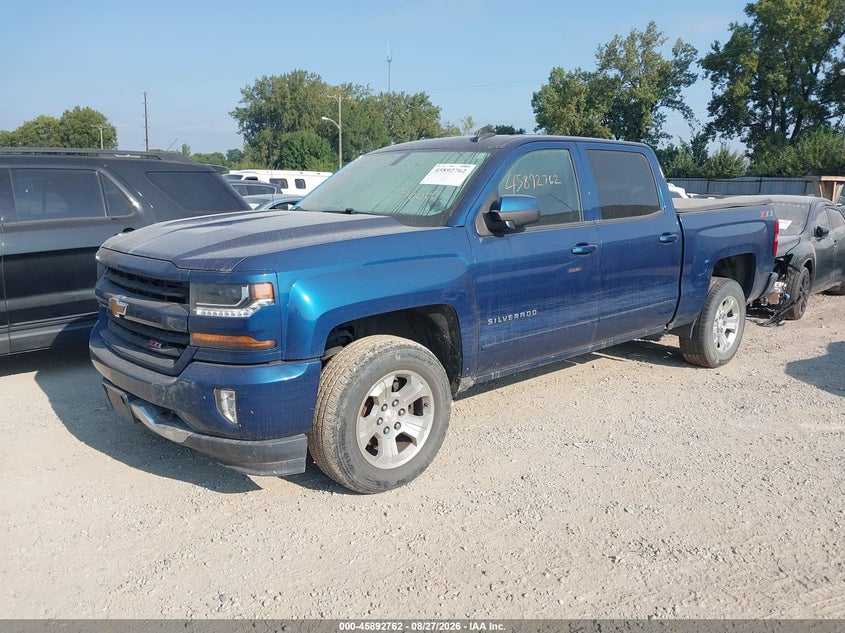 2018 Chevrolet Silverado, Затопление, IAAI, VIN 3GCUKREC5JG259535 — фото 2