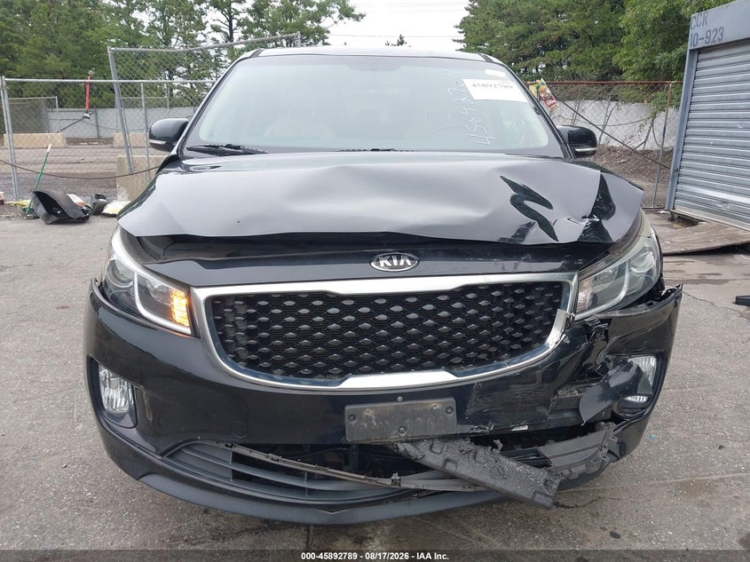 KIA SEDONA 2016 VIN KNDMC5C1XG6180878