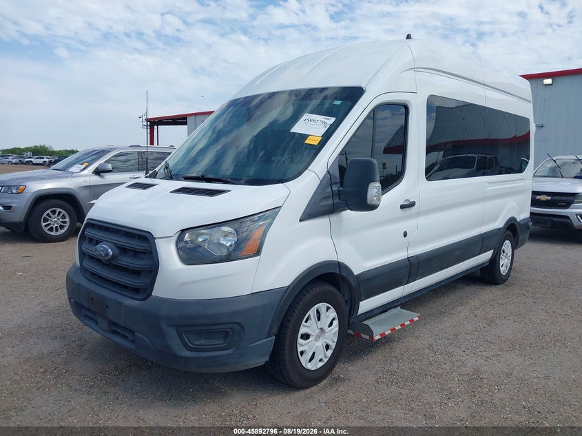 2020 FORD TRANSIT-350 PASSENGER VAN auction photo 2