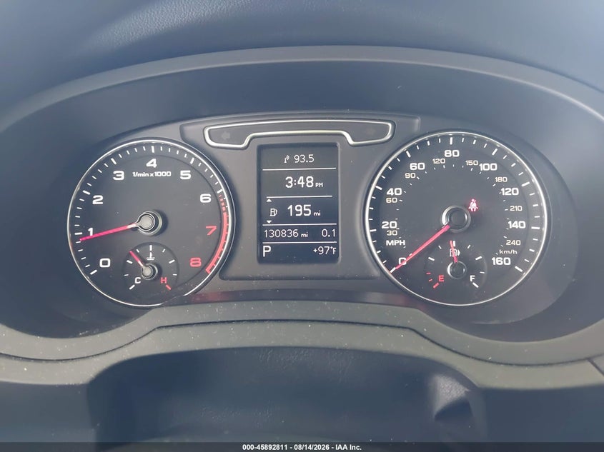 AUDI Q3 2015 VIN WA1EFCFS9FR000754