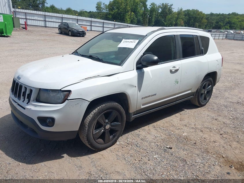 2016 Jeep Compass, Обычный износ, IAAI, VIN 1C4NJCBA6GD611938 — фото 2