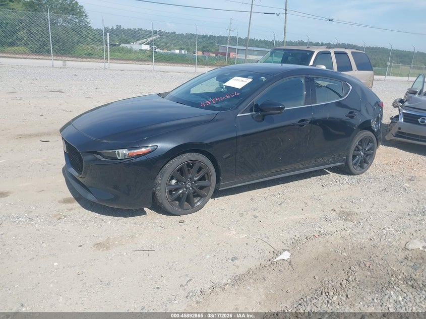 2021 Mazda 3, Left Rear, IAAI, VIN JM1BPBJY7M1322106 — photo 2