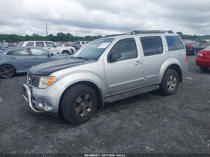 NISSAN PATHFINDER 2007 VIN 5N1AR18W97C640964