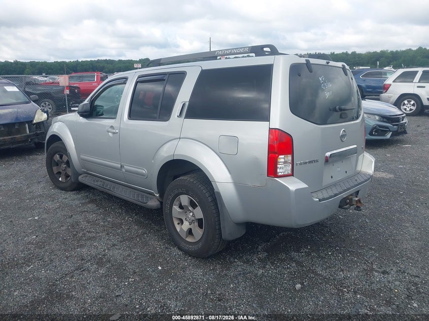 NISSAN PATHFINDER 2007 VIN 5N1AR18W97C640964