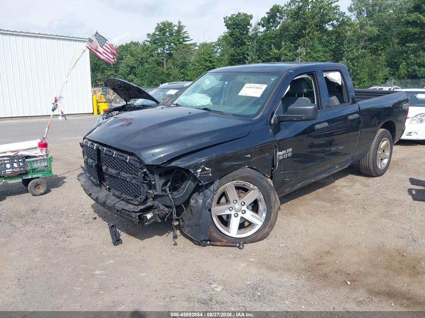Vin: 1c6rr7fg8js264543, lot: 46391945, ram 1500 express  4x4 6'4 box 20182