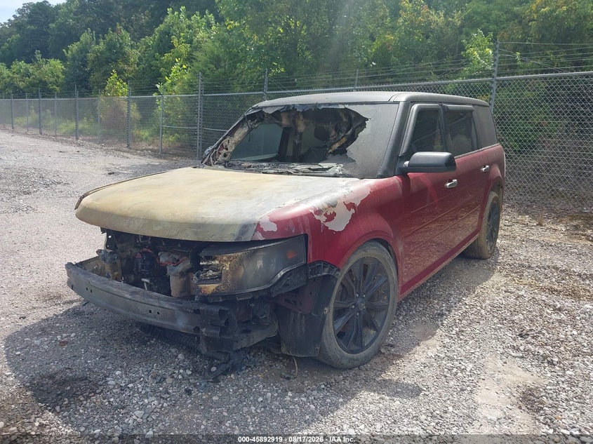 2016 Ford Flex, Engine Burn, IAAI, VIN 2FMHK6C89GBA23458 — photo 2