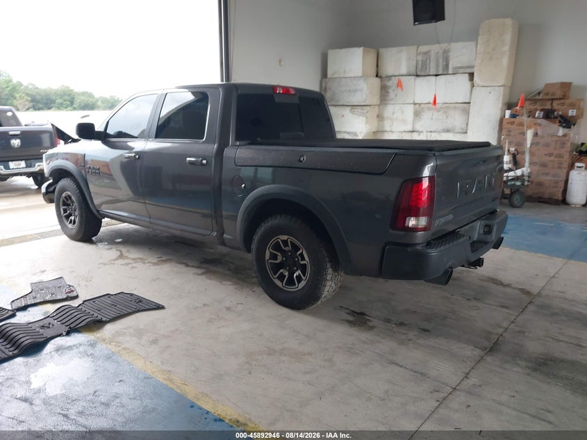 Vin: 1c6rr7ytxhs573404, lot: 46392007, ram 1500 rebel  4x4 5'7 box 20173