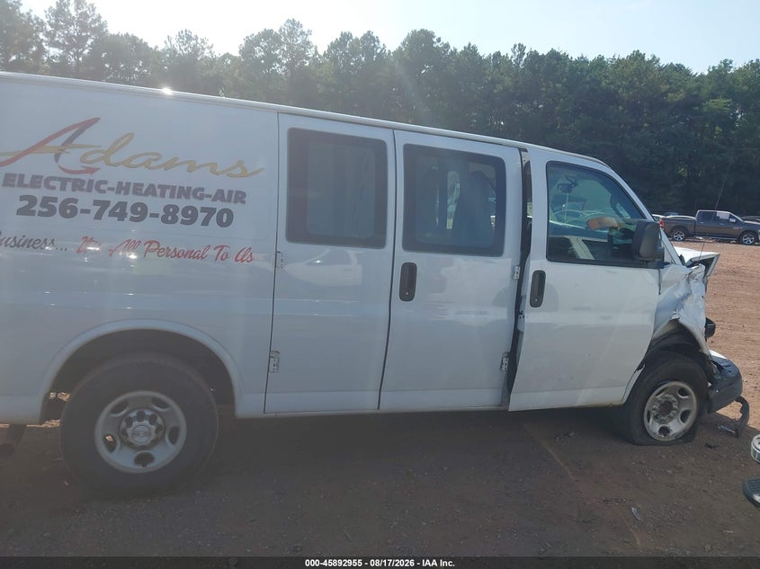 2019 CHEVROLET EXPRESS 3500 WORK VAN VAN 6.0L V8 FI OHV 16V NF2