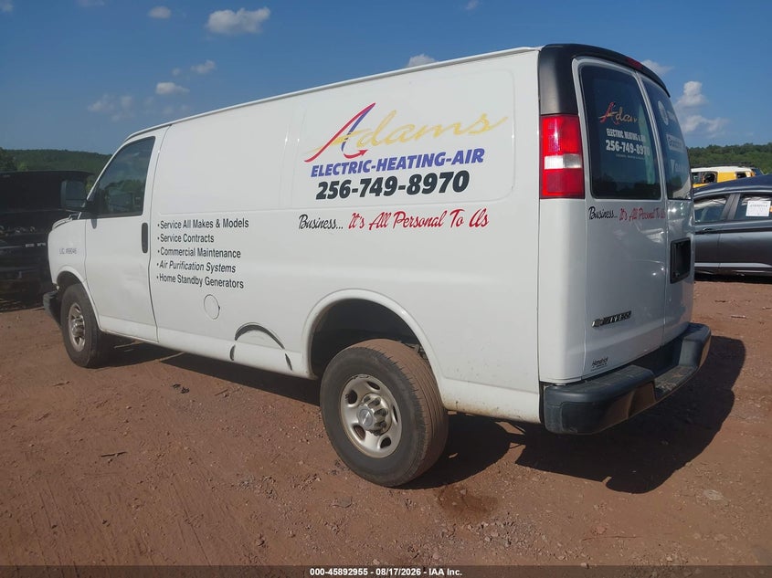 2019 CHEVROLET EXPRESS 3500 WORK VAN VAN 6.0L V8 FI OHV 16V NF2