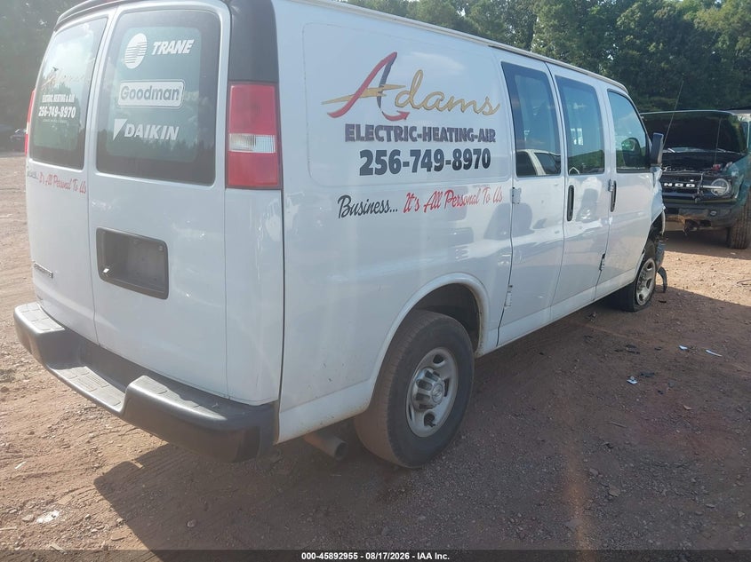 2019 CHEVROLET EXPRESS 3500 WORK VAN VAN 6.0L V8 FI OHV 16V NF2